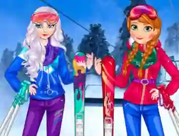 Joc Princesses At Ski en línia