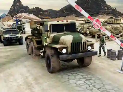 Joc Army Machine Transporter Truck en línia