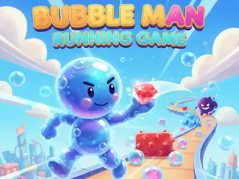 Joc Bubble Man Running Game en línia