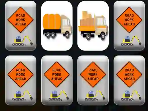 Joc Work Trucks Memory en línia