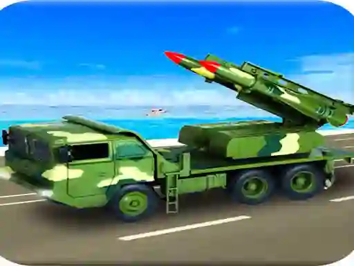 Joc Us Army Missile Attack Army Truck Driving Games en línia
