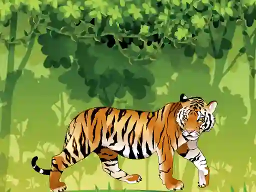 Joc Angry Tiger Coloring en línia
