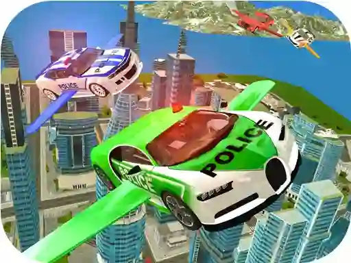 Joc Flying Police Car Simulator en línia