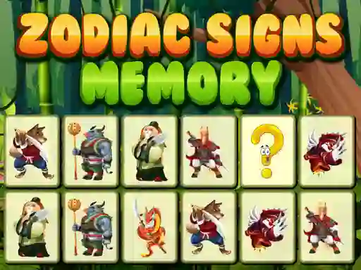 Joc Zodiac Signs Memory en línia