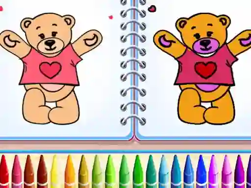 Joc Cute Teddy Bear Colors en línia
