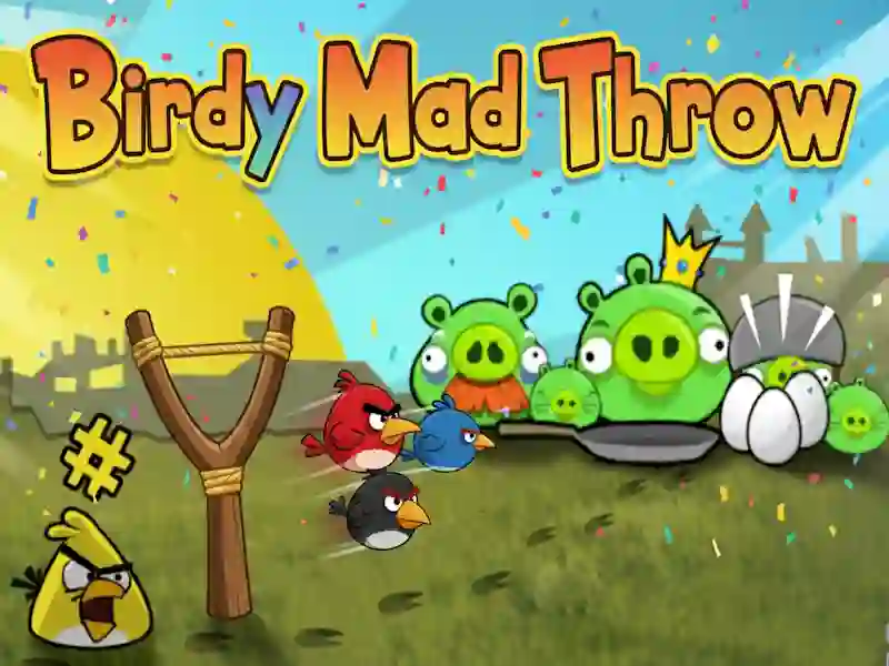 Joc Birdy Mad Throw en línia