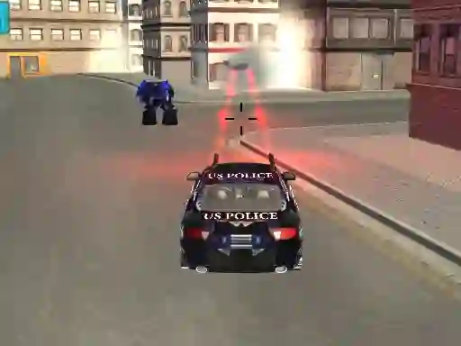 Joc US Police Robot Transform: Robot  fighting games en línia