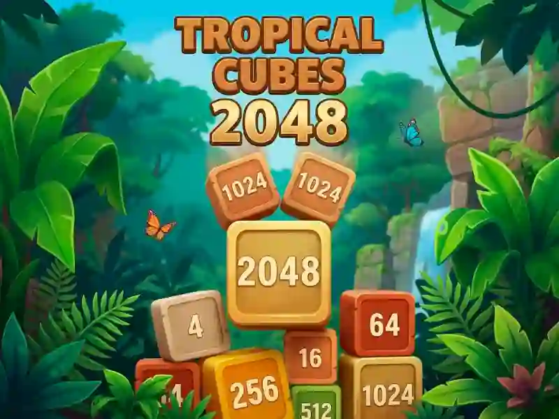 Joc Tropical Cubes 2048 en línia