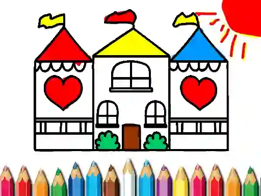 Joc Back To School Coloring Book DOLL HOUS en línia