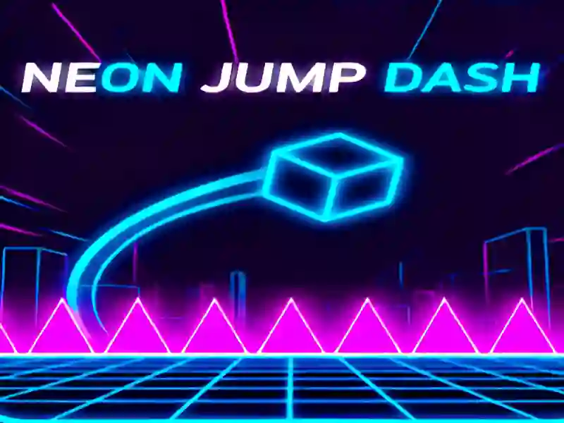 Joc Neon Jump Dash en línia