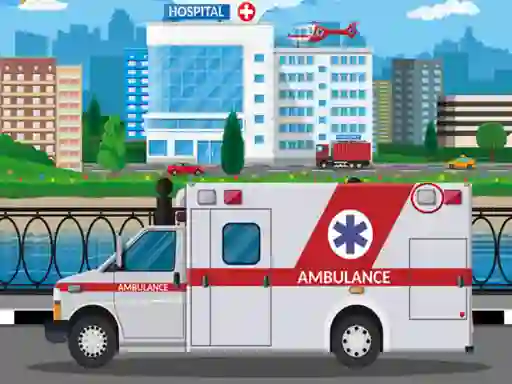 Joc Ambulance Trucks Differences en línia
