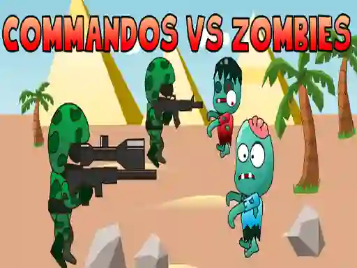 Joc Commandos vs Zombies en línia