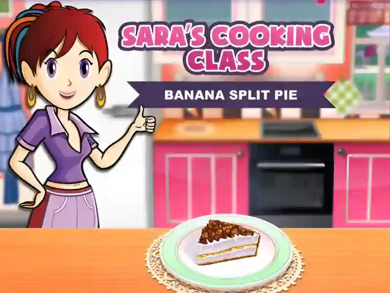 Joc Banana Split Pie: Sara`s Cooking Class en línia