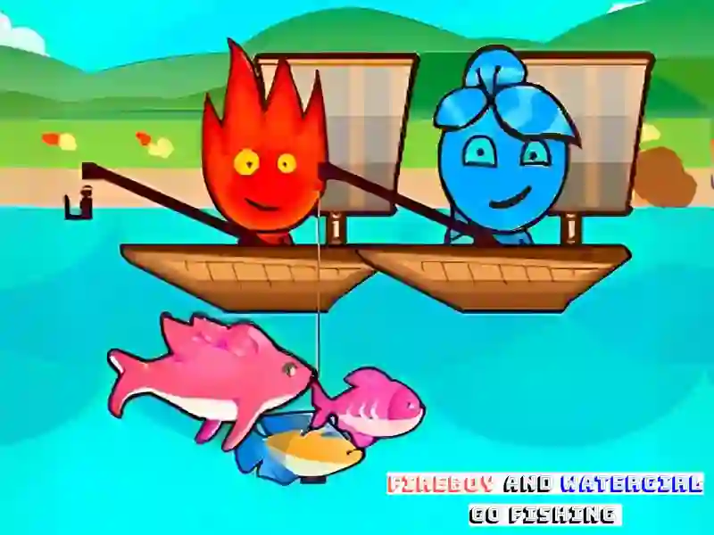 Joc FireBoy And WaterGirl Go Fishing en línia