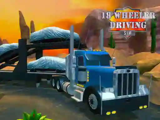 Joc 18 Wheeler Driving Sim en línia