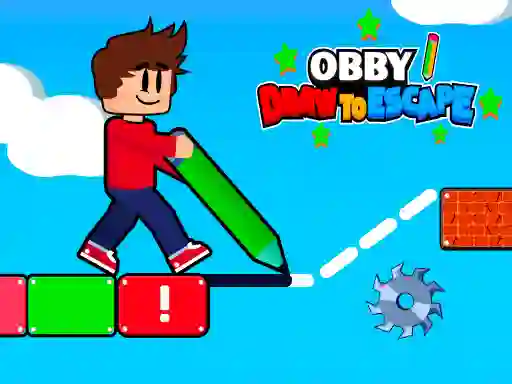 Joc Obby Draw to Escape en línia