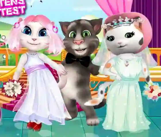 Joc White Kittens Bride Contest en línia