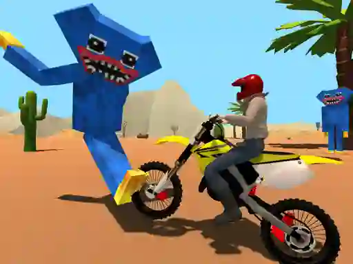 Joc Motoracer vs Huggy en línia