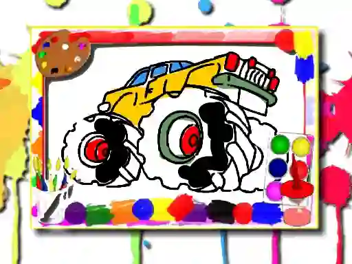 Joc Monster Truck Coloring Book en línia