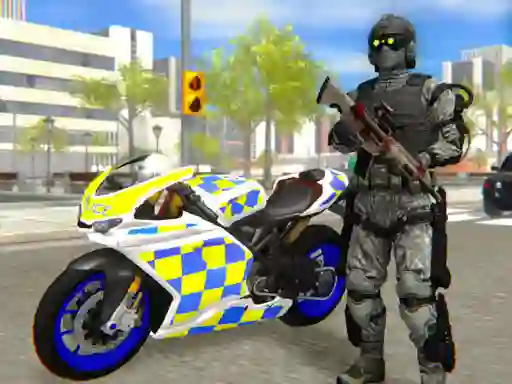 Joc Police Bike City Simulator en línia
