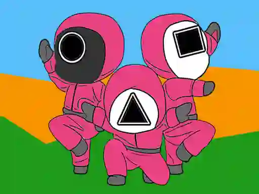 Joc Squid Coloring Book en línia