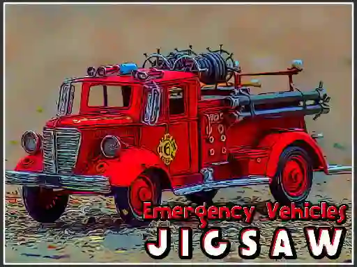 Joc Emergency Vehicles Jigsaw en línia