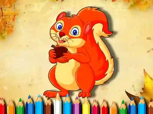 Joc Squirrel Coloring Book en línia