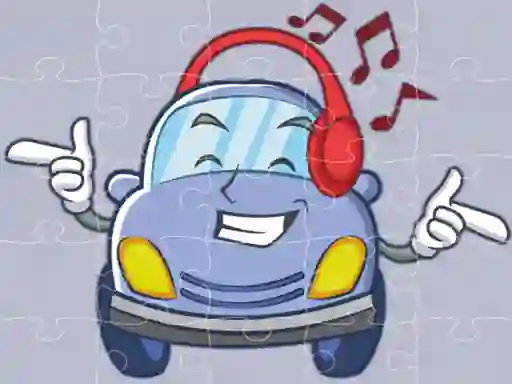 Joc Smiling Cars Jigsaw en línia