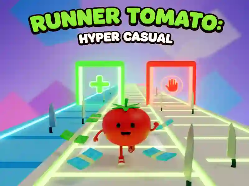 Joc Runner Tomato: Hyper Casual en línia