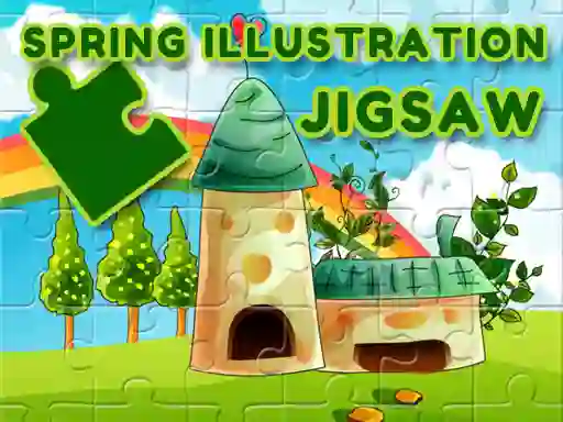 Joc Spring Illustration Jigsaw en línia
