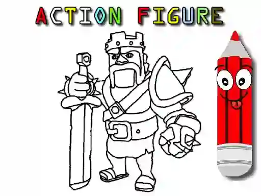 Joc Back To School: Action Figure Coloring en línia