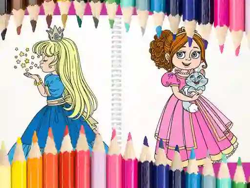 Joc Beautiful Princess Coloring Book en línia