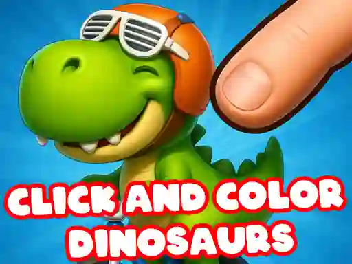 Joc Click And Colors Dinosaurs en línia