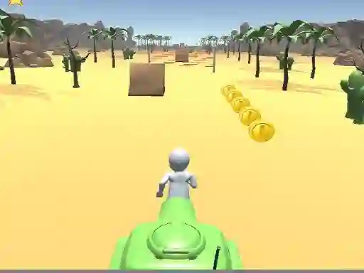 Joc 3D Desert Parkour en línia
