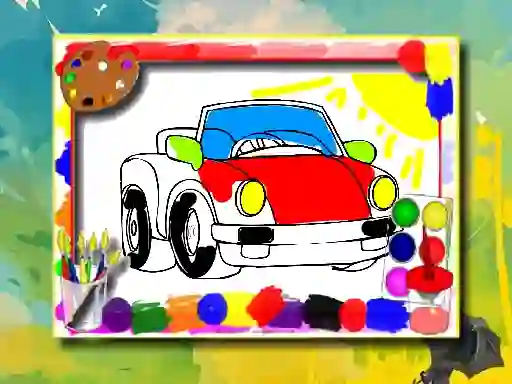 Joc Cartoon Cars Coloring Book en línia