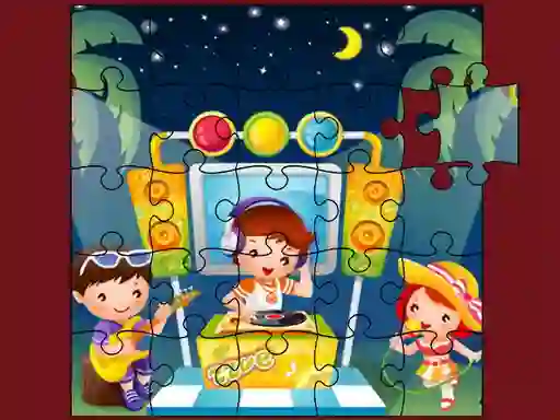 Joc Cute Little Kids Jigsaw en línia