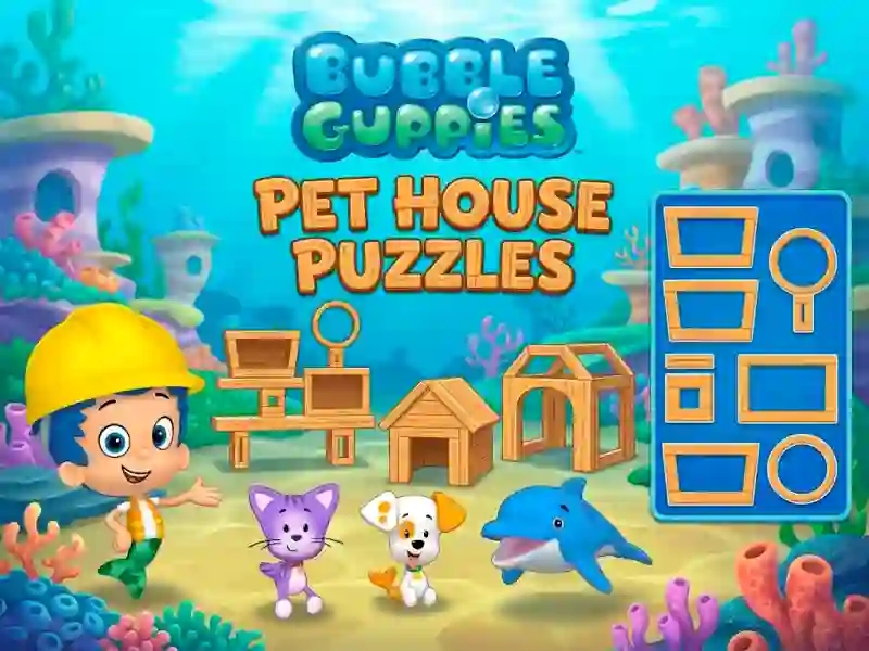 Joc Bubble Guppies Pet House Puzzles en línia