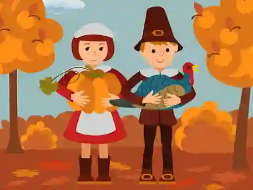 Joc Thanksgiving Jigsaw en línia