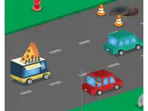 Joc Food Rush Traffic en línia