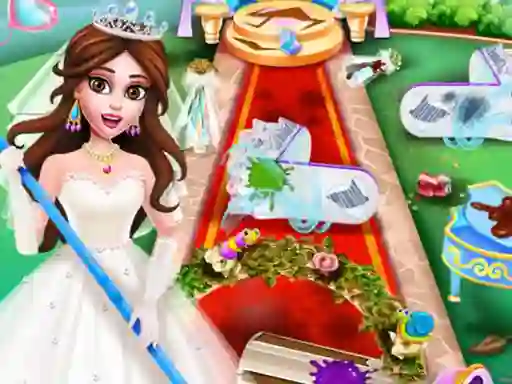 Joc Princess Wedding Cleaning en línia