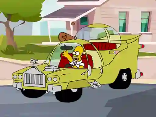 Joc The Simpsons Car Jigsaw en línia