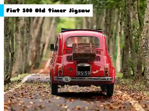 Joc Fiat 500 Old Timer Jigsaw en línia