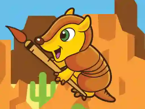 Joc Happy Armadillo Coloring en línia