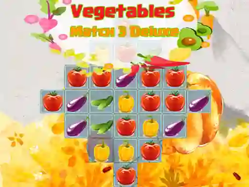 Joc Vegetables Match 3 Deluxe en línia