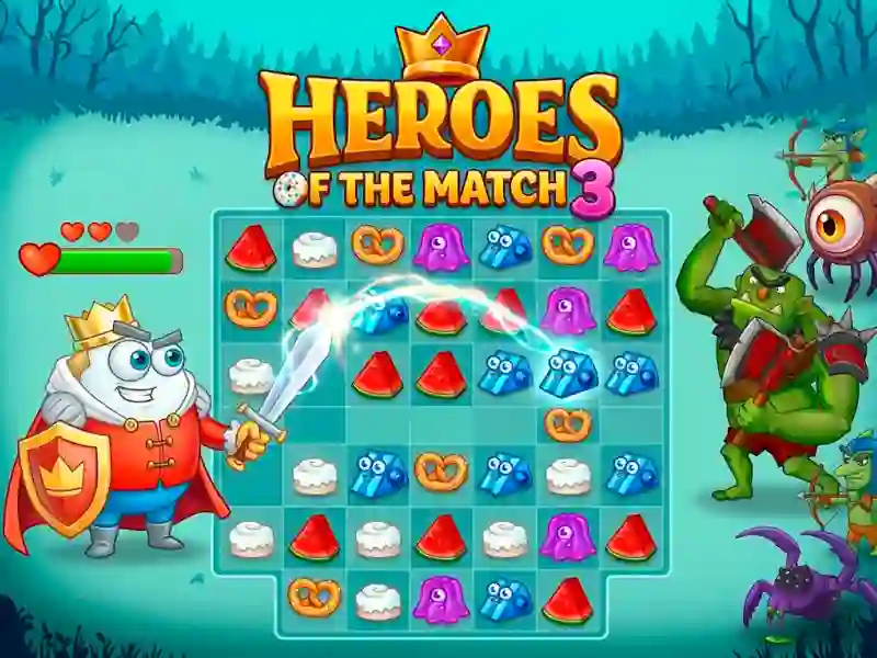 Joc Heroes of the match 3 en línia
