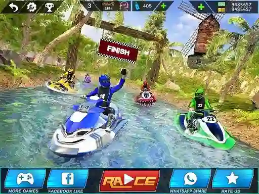 Joc Extreme Power Boat Water Racing en línia