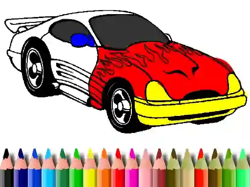 Joc Back To School: Muscle Car Coloring en línia