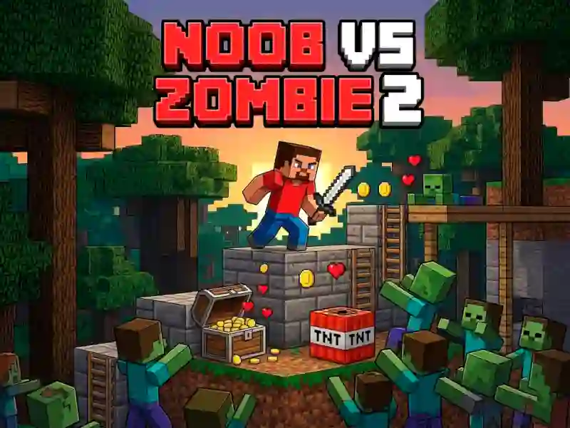 Joc Noob vs Zombie 2 en línia
