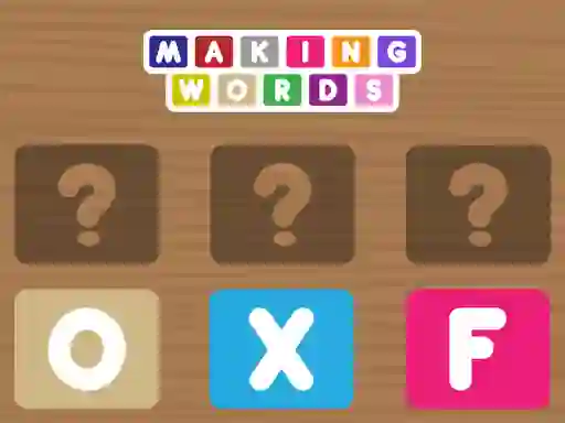 Joc Making Words en línia