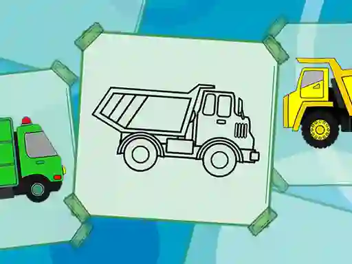 Joc Truck Coloring Book en línia